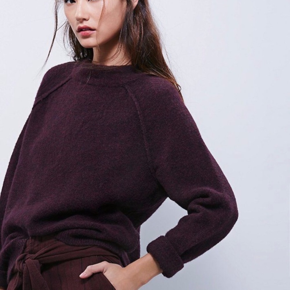 Free people bubble crew sweater